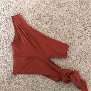 Urban Outfitters crop tie top